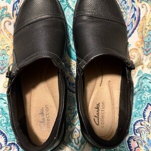 Clarks Women's Black Slip-On Footwear